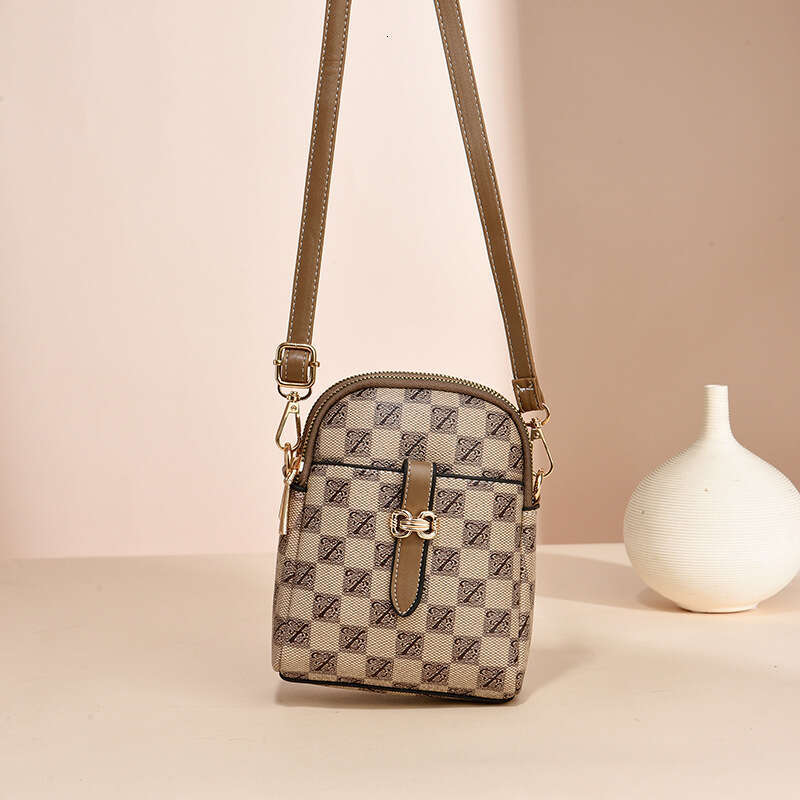 DHpet_wholesale Mini Vintage Crossbody Bag - Retro PU Shoulder Purse for Women, Small Phone Bag with Zipper (4 Colors)