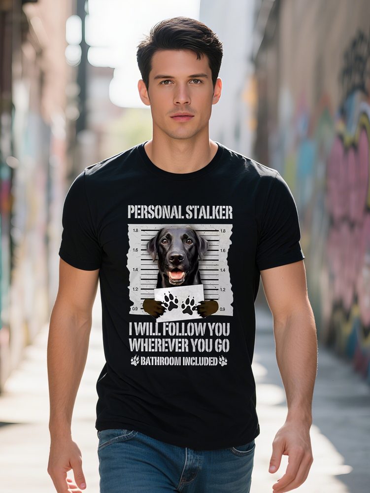 Plus Size T-shirt Dog Graphic Print Short Sleeve Tees For Big Tall Men Outdoor Sports Top