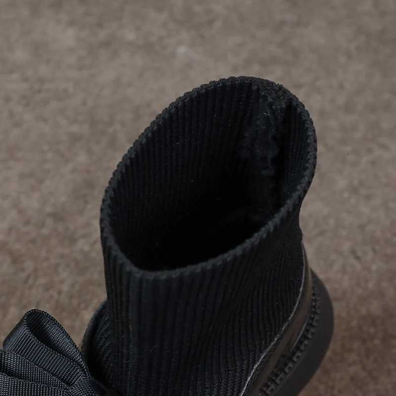 Girls Boots 2025 New Autumn Black Childrens Riding Boots Little Girls Casual Ankle Boots Kids Shoes Snow Boots for Girls XJ250812