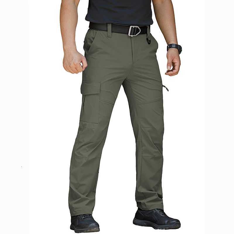 Mens Lightweight Hiking Pants Quick Dry Water Resistant Tactical Work Outdoor Fishing Cargo Trousers X250812