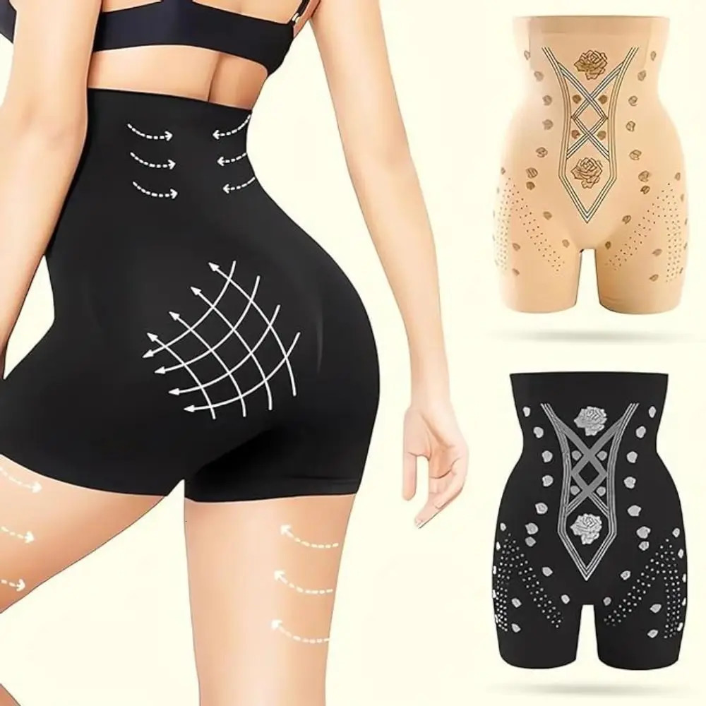 Negative Oxygen Ion Detox Shaping Shorts Ion Shaping Shorts for Weight Loss Negative Fat Burning Shaper Tummy Control Bodysuit 250807