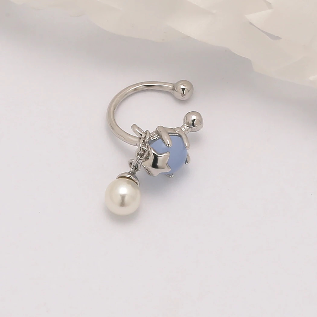 JHJT Nose Ring Piercing False Earring Rings Studs Nose Cuff Women Clip Body Jewelry 250807