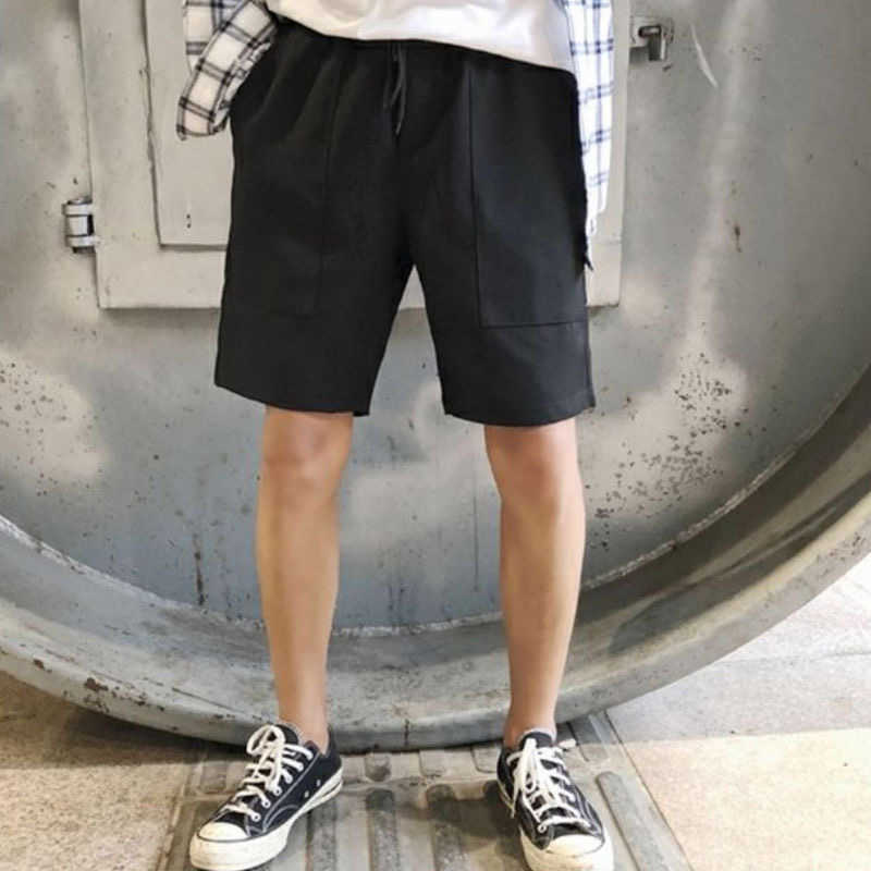 Shorts Men's Summer Lightweight American Retro Sport Pants 2024 New Style Loose-Fitting Five-Piece Mid-Cut Beach Pants Women