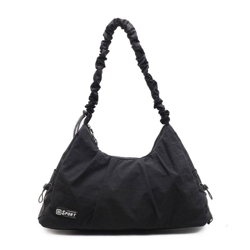 Minimalist Art Style Women's Summer New Trend Korean Pleated Tote Versatile Large Capacity Bag