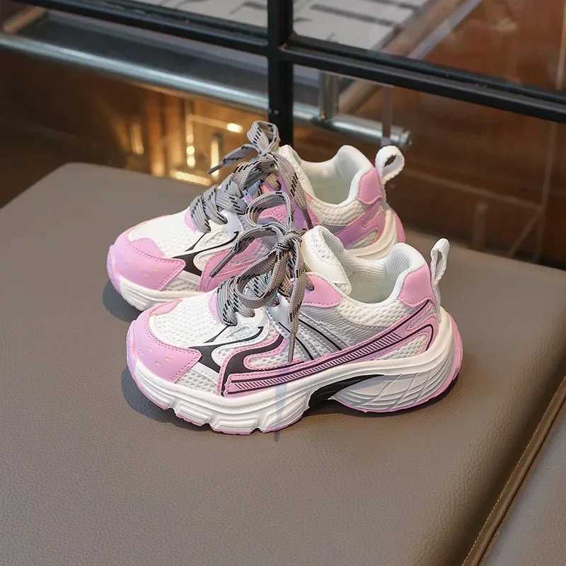 Childrens Shoe for Girl School Running Versatile Boys Sneakers Fashion Non-slip Casual Kids Basketball Shoes Breathable Simple XJ250812