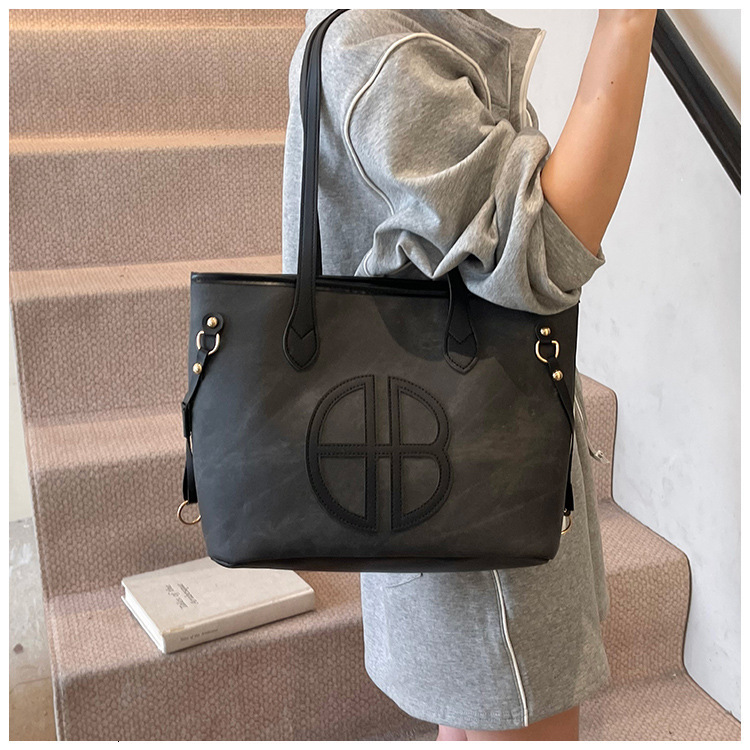 Commuter Large Capacity Underarm Bag 2025 New Women's Designer Casual Fashion Shoulder Bag Elegant Color Block Handbag High Quality Evening Dress