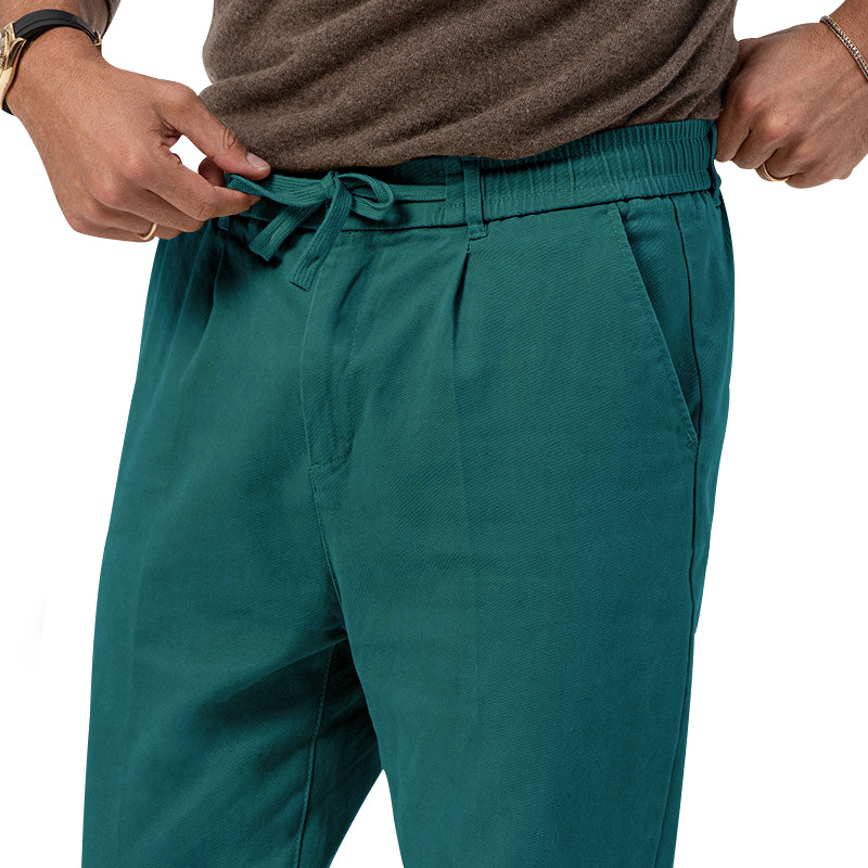 Pants mens large-sized casual pants, men's trendy business casual long pants, spring and autumn new straight-leg solid-color dress pants for men 