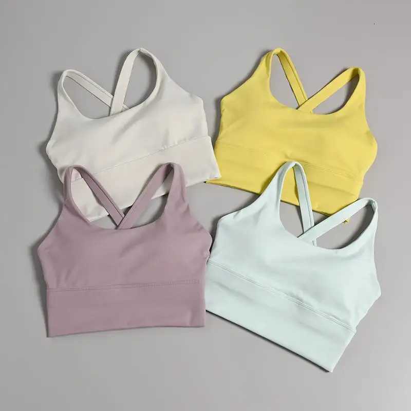 Integrated Fixed Cup Bra for Women Running Fitness Beautiful Back Skipping Rope Clothes Professional Sports Vest Linge Z250812