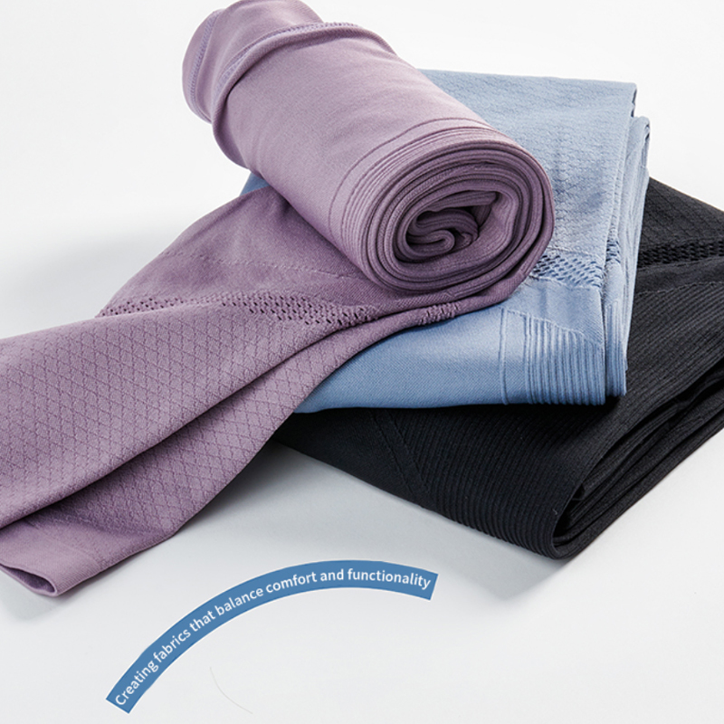 High quality running and fitness pants for summer women breathable hollow out lifting hips high waist wide waist tight fit elastic and non rolled edge