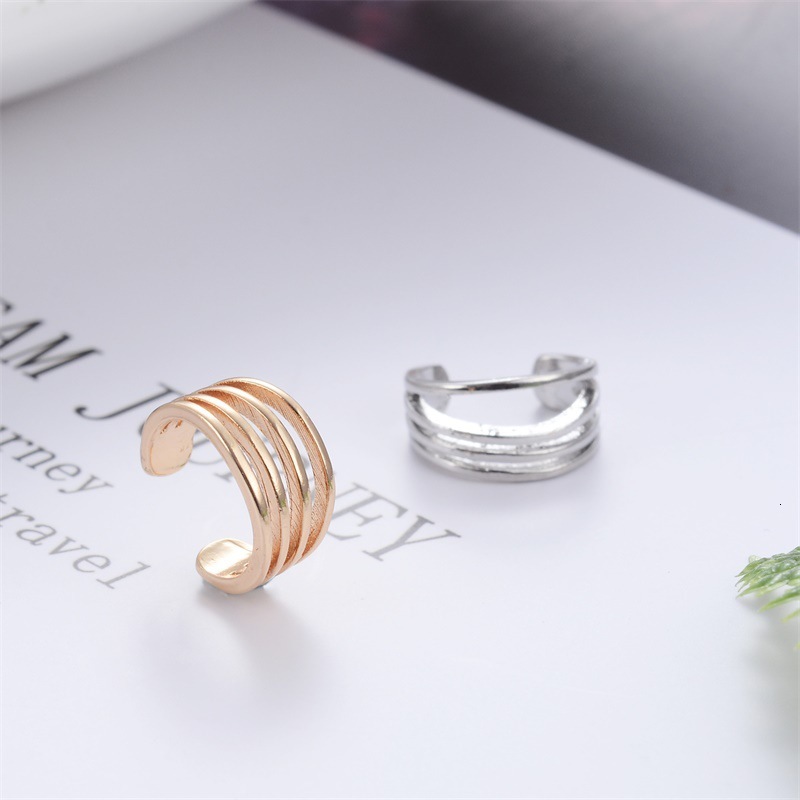 Ins Style Simple Multi-Layer Clip Without Piercing Personality Temperament Creative Design Ear Cuff