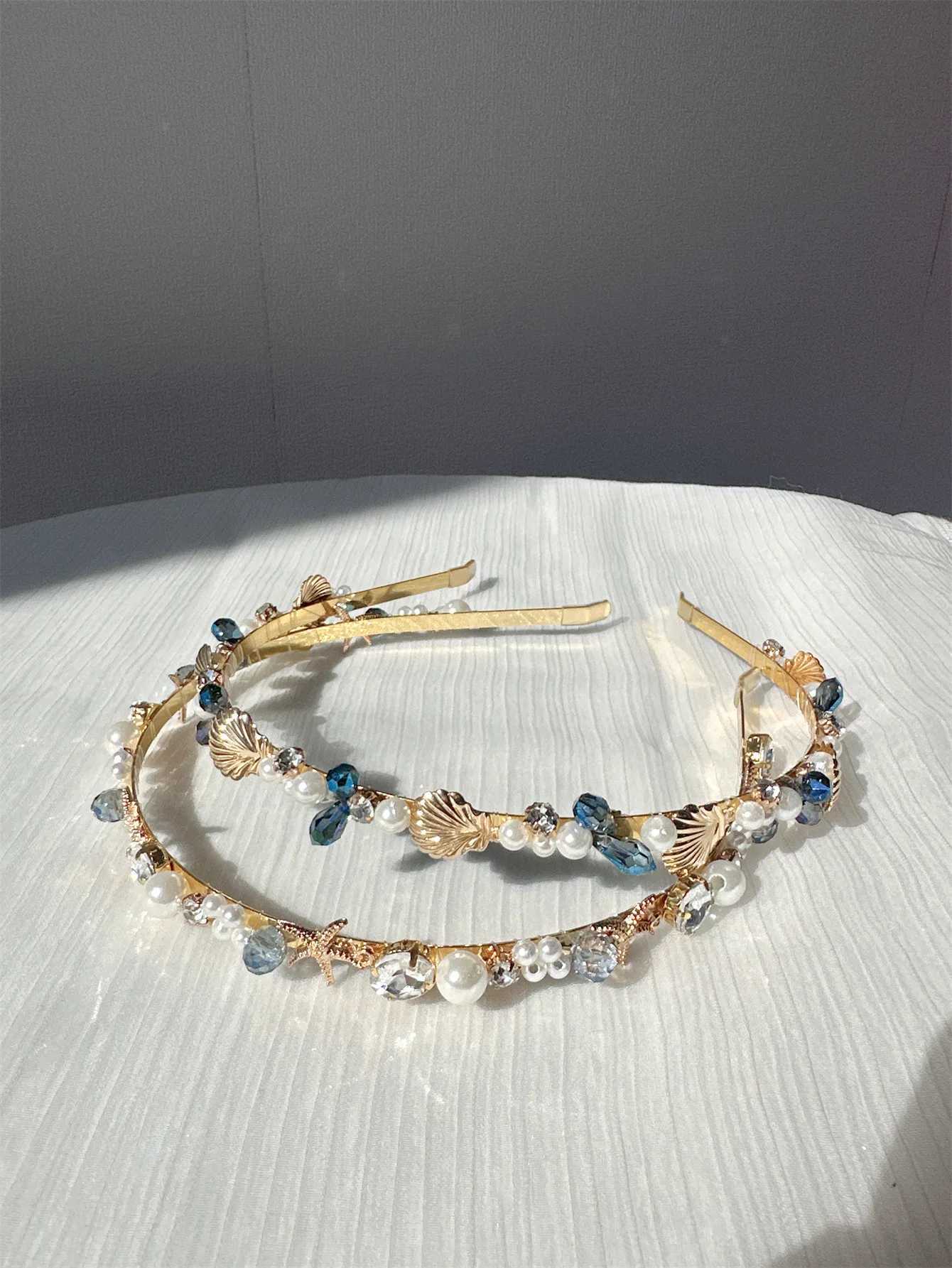 Korean Fashion Crystal Rhinestone Band Elegant Band Banquet Hair Hoop Suitable for Ladies Face Washing Wear X250812