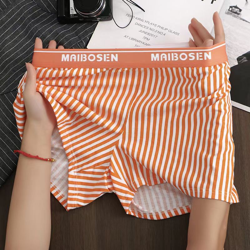 Comfort-Fitting Mens Cotton Boxer Shorts With Stylish Striped Design Arrow pants