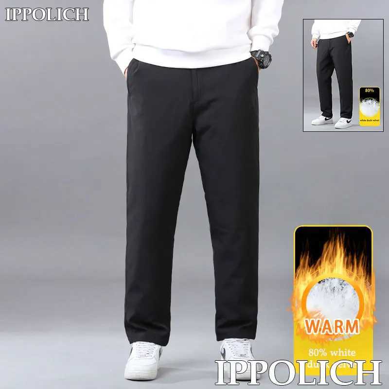 Winter Down Pants Men Sports Pants Female Sports Pants Warm Fluffy Warm Comfortable Winter Removable Two Ways To Wear Down Pants W250812