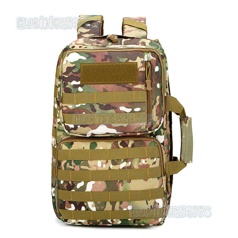 Apulon Large Capacity Tactical Bag 2023 New Multi-functional Three-use Bag Outdoor Hiking Backpack Camouflage Double Shoulder Bag H250811