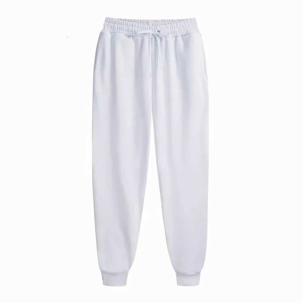 Mens Casual Sweatpants Fleece Sports Pants Unisex Fashion Solid Loose Trousers Streetwear Autumn Winter Jogging Fitness Pants W250819
