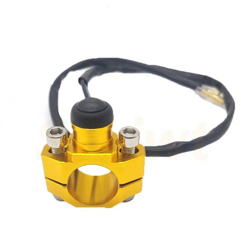 CNC Universal Motorcycle Engine Stop Start Kill Momentary Push Button Switch For CRF250 CRF450