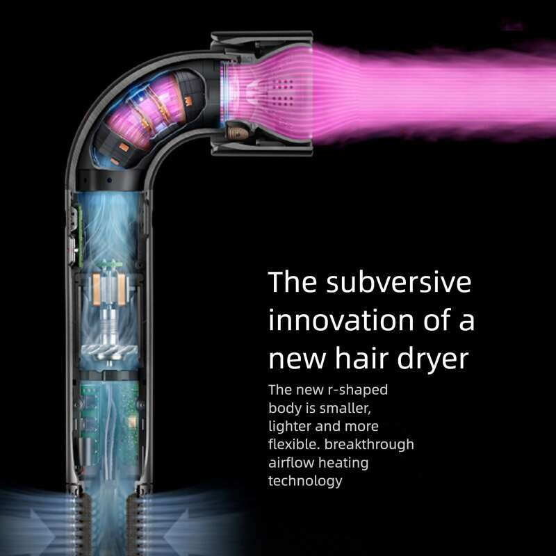 High-Speed Electronic Blow Dryer with HD Curve & Negative Ions for At-home Styling Convenience