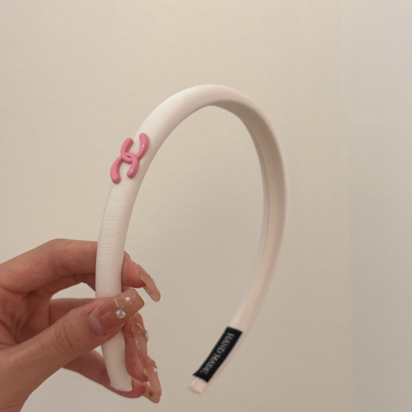 Girly Color~ aron Fresh High Crown Letter Sponge Heightening Contrast Color Headband Clip Hair Accessory