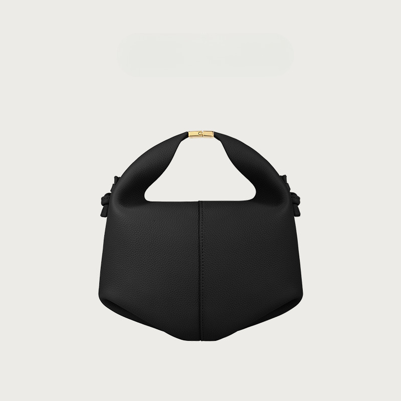 new cross border Paris niche leather commuting shoulder fashion bag bag designer bag women s crossbody bag fashionable dumpling bag