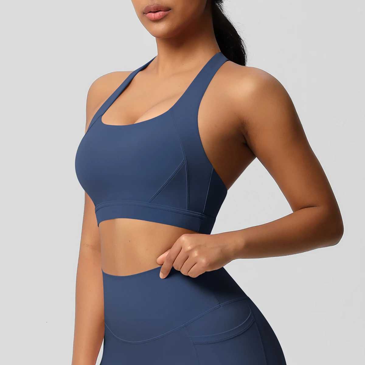 Women Fitness Bras Sexy Sling Beauty Back Fitness Push Up Sports Women Underwear Running Crop Top Clothing Z250812