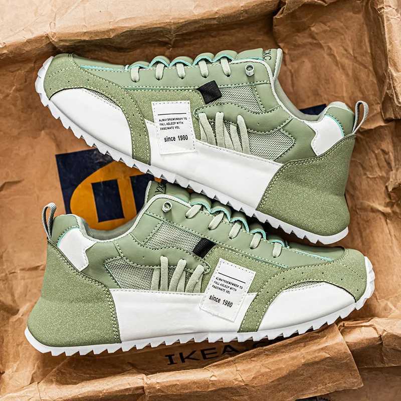 New Large Size 47 48 Mens Sports Shoes Comfortable Breathable Lace-up Casual Shoes Round Toe Sole Shoes Sneakers for Men Tennis Z250812