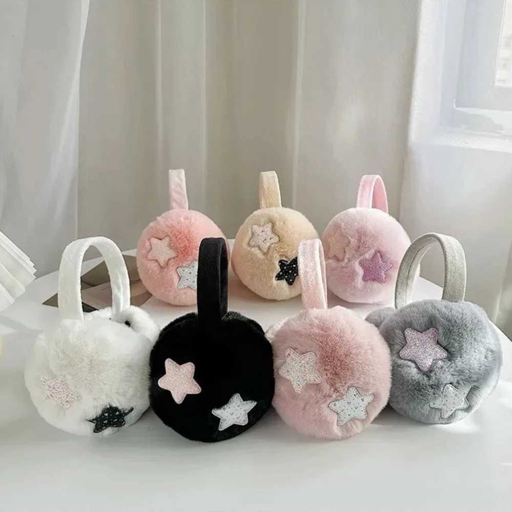 New Cute Star Warm Earmuff Windproof Ear Protection Ear Warmer Soft Plush Cold Protection Fluffy Ear Cover for Ladies XJ250812