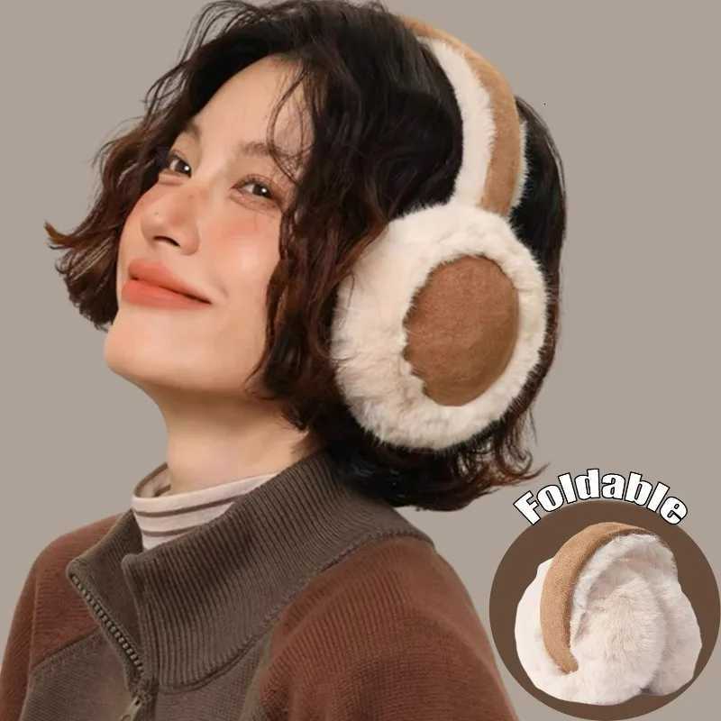 Soft Plush Earmuff Foldable Warmer Winter Ear Keep for Women Men Fashion Outdoor Travel Earflap Protection Ear-Muffs Ear Cover XJ250812