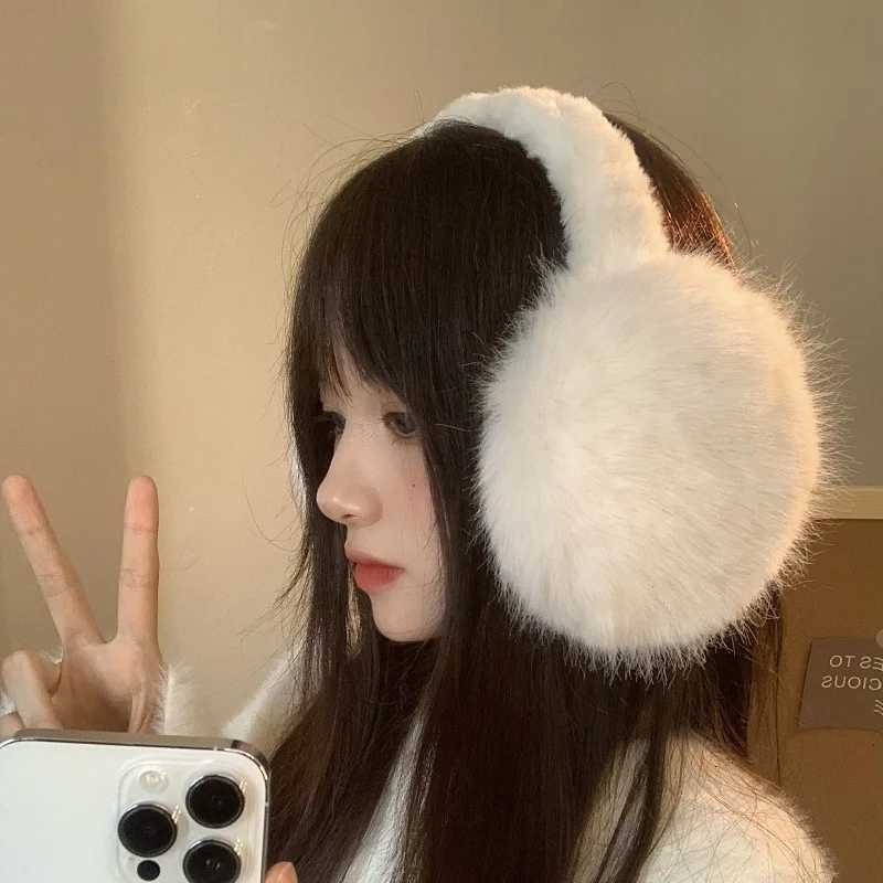 2024 Fashion Autumn Winter Earmuffs Women Men Warm Cute Plush Solid Color Ear Muffs Outdoor Cold Protection Ear-Muffs Ear Covers XJ250812