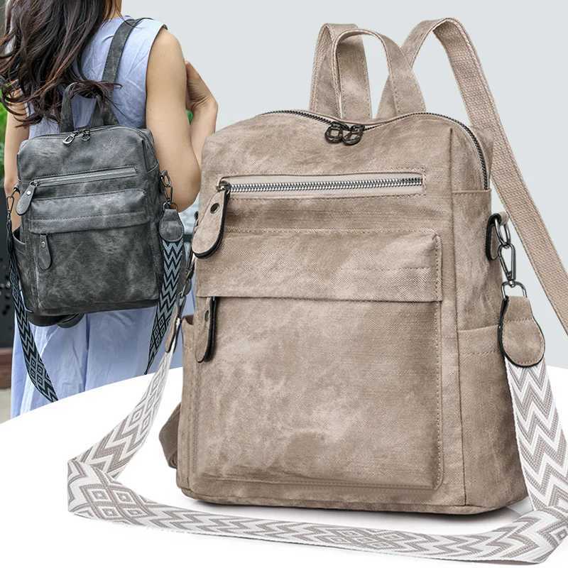 1 anti-theft medium-sized classic backpack minimalist adjustable shoulder bag very suitable for outdoor travel and back to sc Y250811