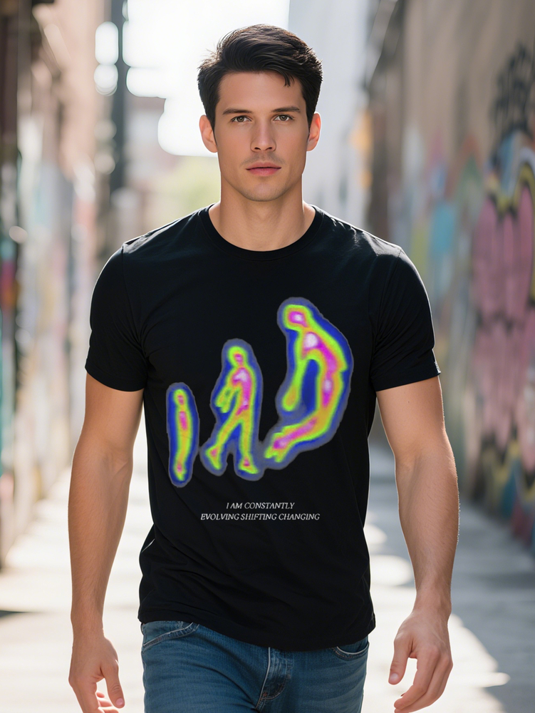 PC Retro Fiess Graphic T Shirt G Washed Wax Print Cotton Vibrant Jumping Figure Design Regular Fit Short Sleeve