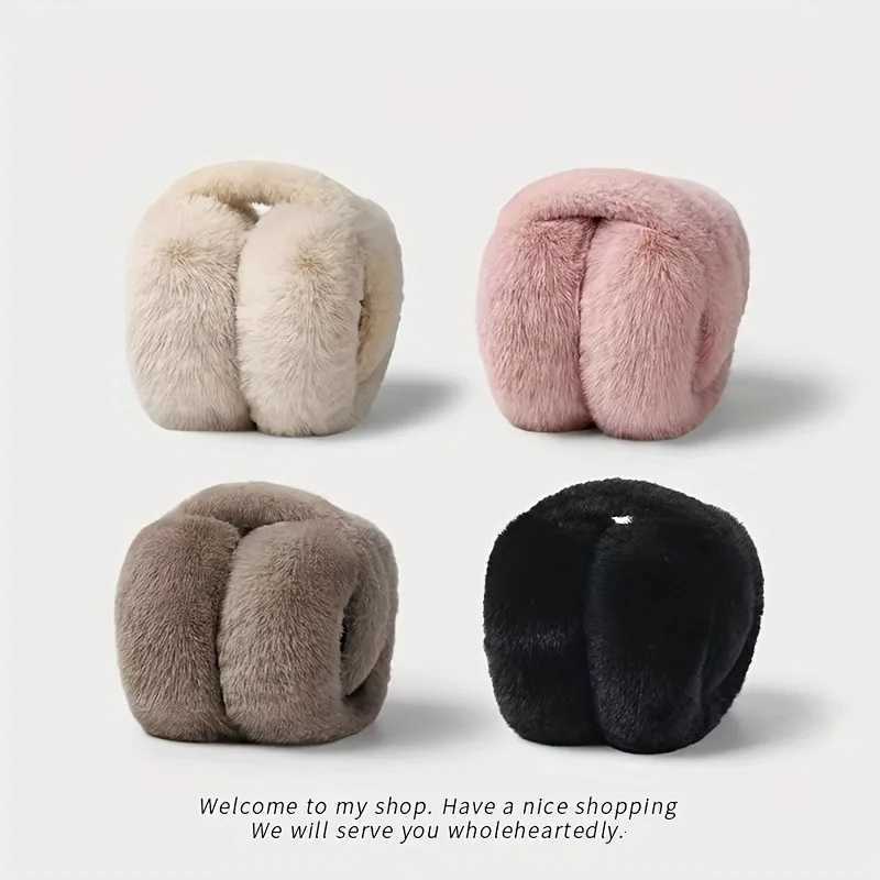 Foldable and Adjustable Womens Winter Ear Muffs Fashion Ear Cover for Winter Outdoor Cold Protection Ear-Muffs Folding Earflap XJ250812