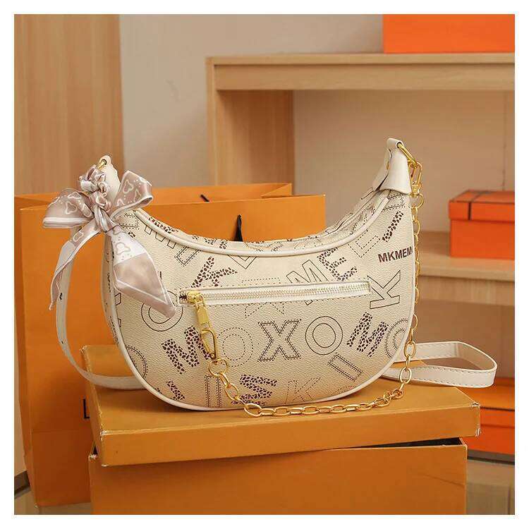 Hot Selling Trendy Style Chain - Strap Bag Casual Saddle Large Capacity Crossbody/Shoulder For Women Designer Bags