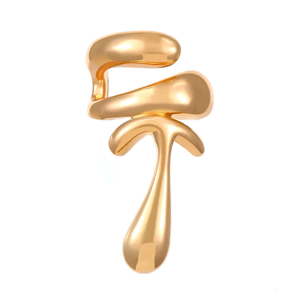 Clip Light High-end Ear Cuff No Piercing Women Personality Style Simple Zircon Earrings