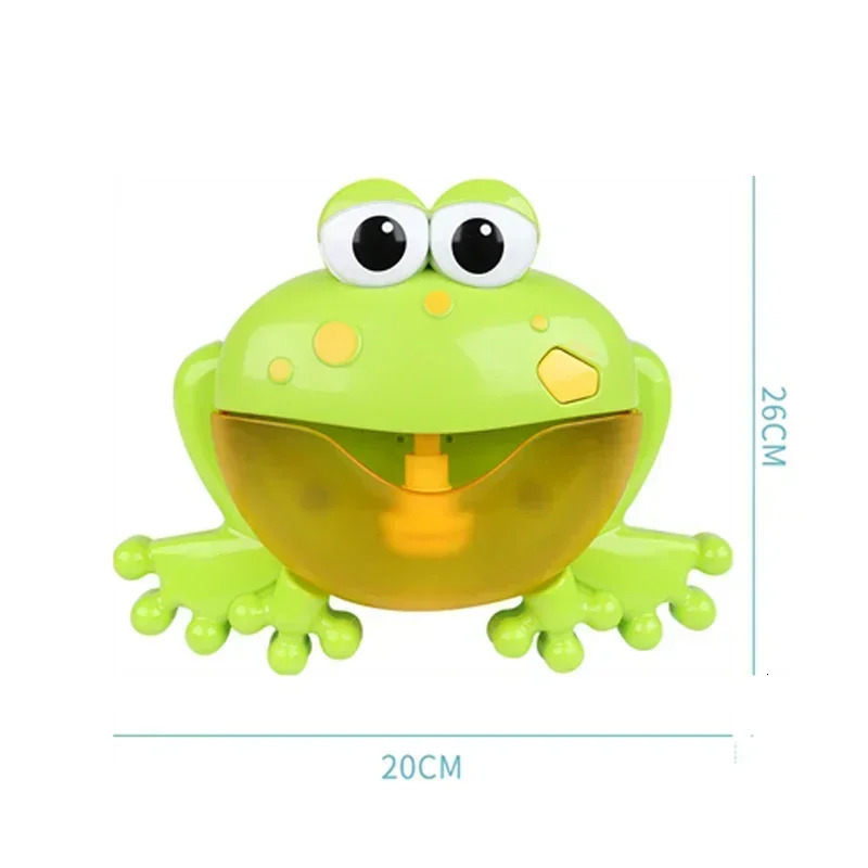 Baby Bath Toys Bubble Machine Crabs Frog Music Kids Bath Toy Bathtub Soap Automatic Bubble Maker Baby Bathroom Toy for Children 250811