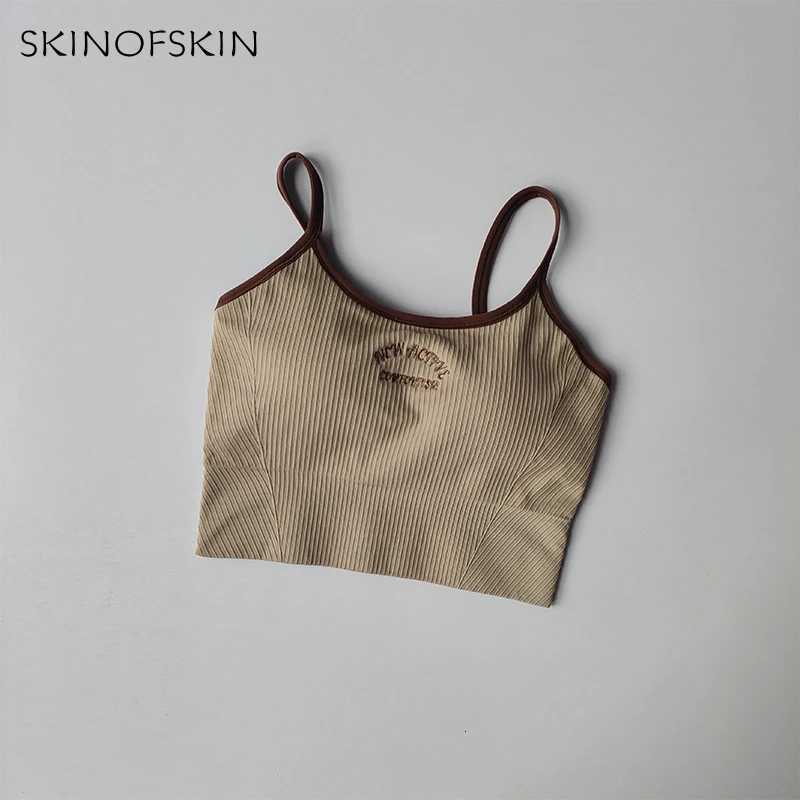 Color Blocking Small Suspender Sports Bra for Women Fixed Cup Fitness Bra Running Bra Acceleration Dry Training Outerwear Z250812
