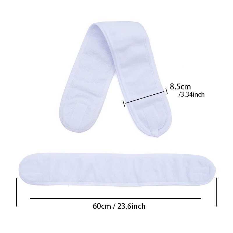 wen Spa Wide Hairband Adjustable Band Yoga Bath Shower Makeup Wash Face Cosmetic Band Soft Toweling Hair Accessories X250812