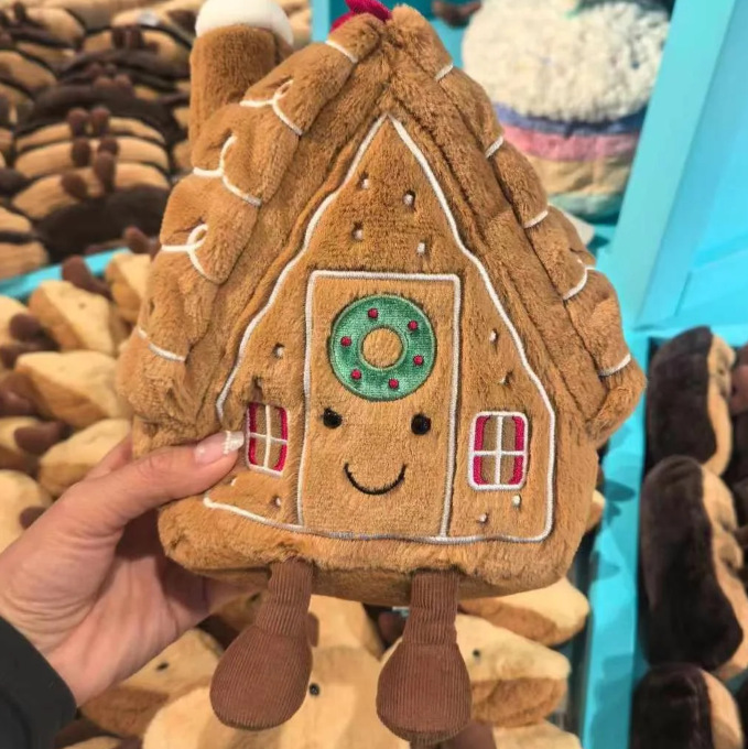 Dolls jellys Cat Amuseables Plush Children's plush toys Gingerbread 2 Soft Toy Caramel Biscuit House Soothing the Doll Gifts