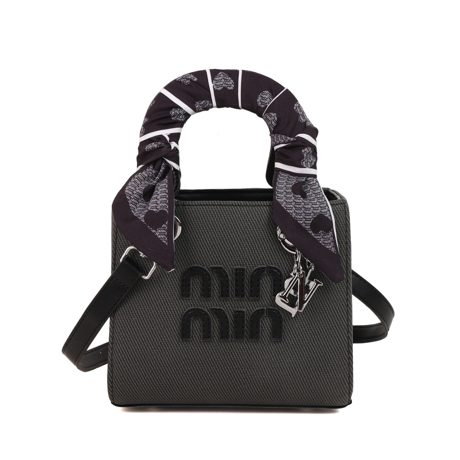 Women's Bag New High-End Princess Diana Style Versatile Embroidered Fashion Scarf Single Shoulder Handbag