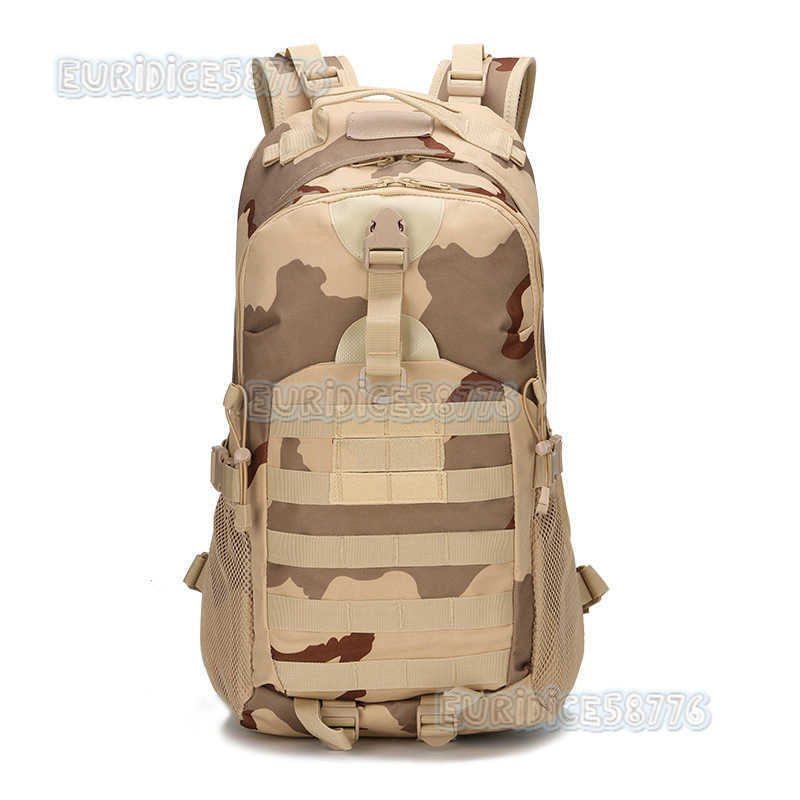 Outdoor Leisure Sports Camouflage Tactics Backpack Hiking Bag Load Bag Travel Function Luggage Molle Backpack H250811