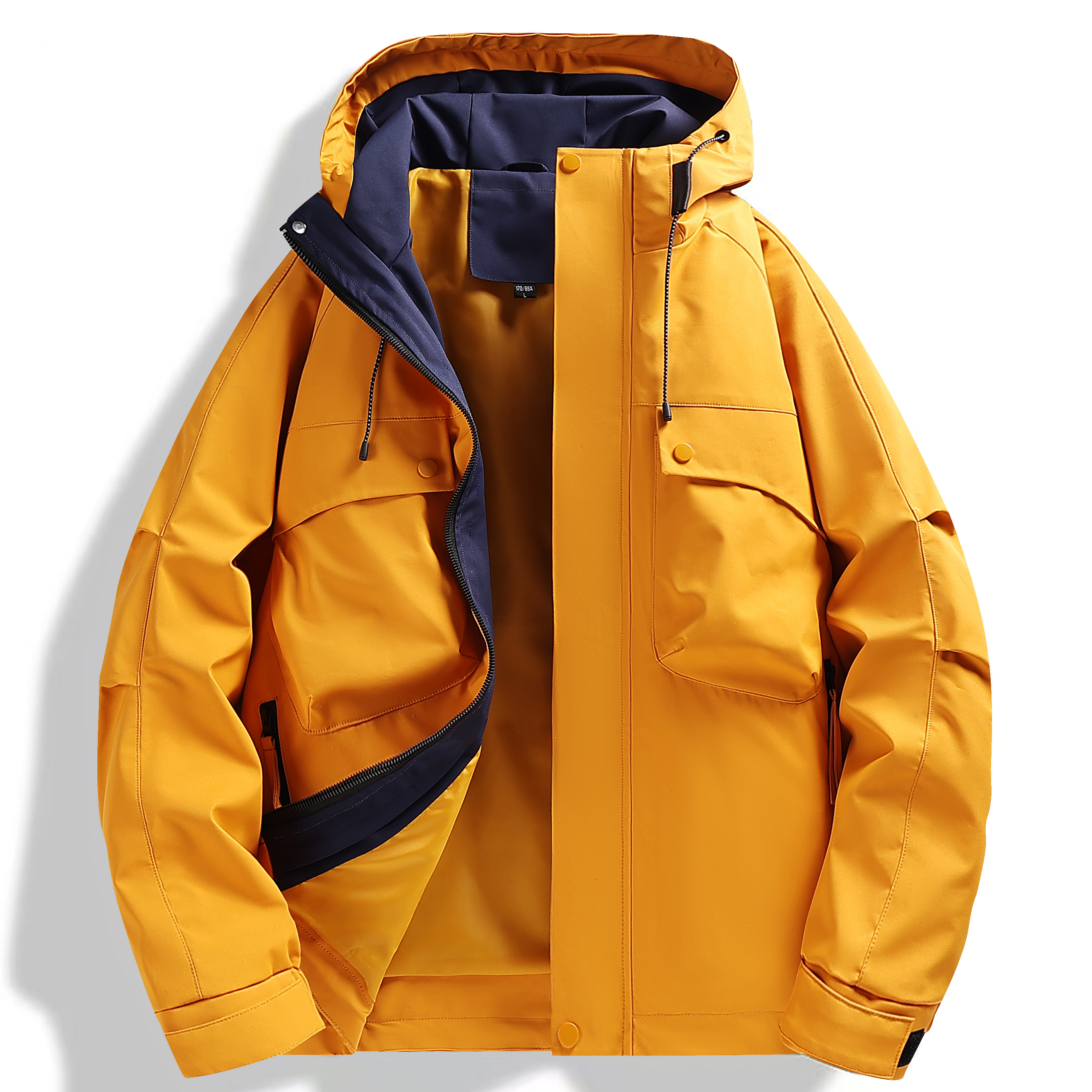 Stylish Breathable Raincoat with Water Repellent Fabric
