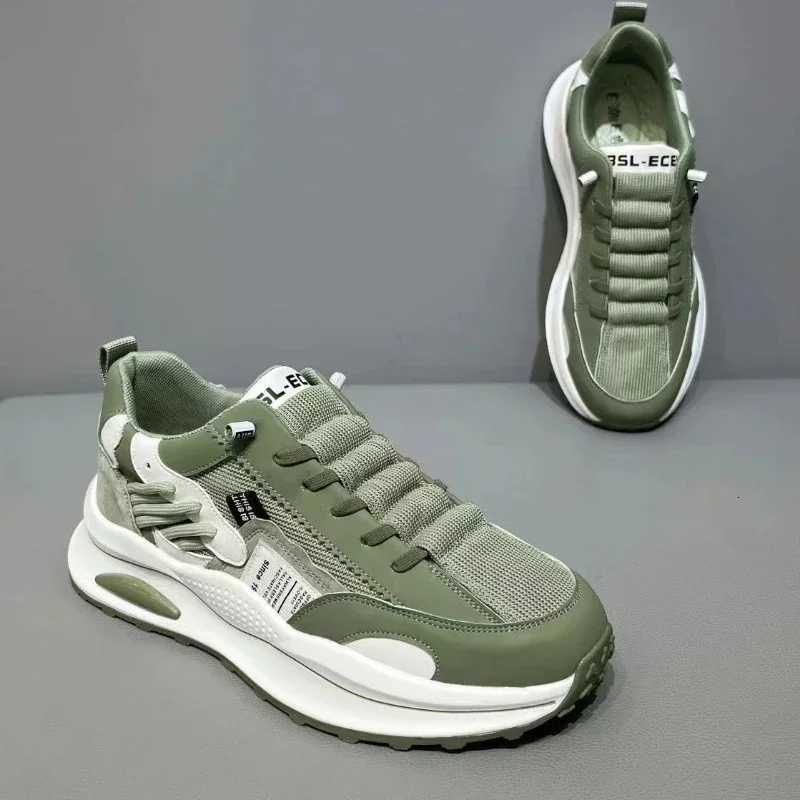Men Sneakers Thick Sole Comfortable Running Shoes Male Outdoor Mesh Sports Shoes Fashion Men Walking Shoes Mens Tennis Z250812