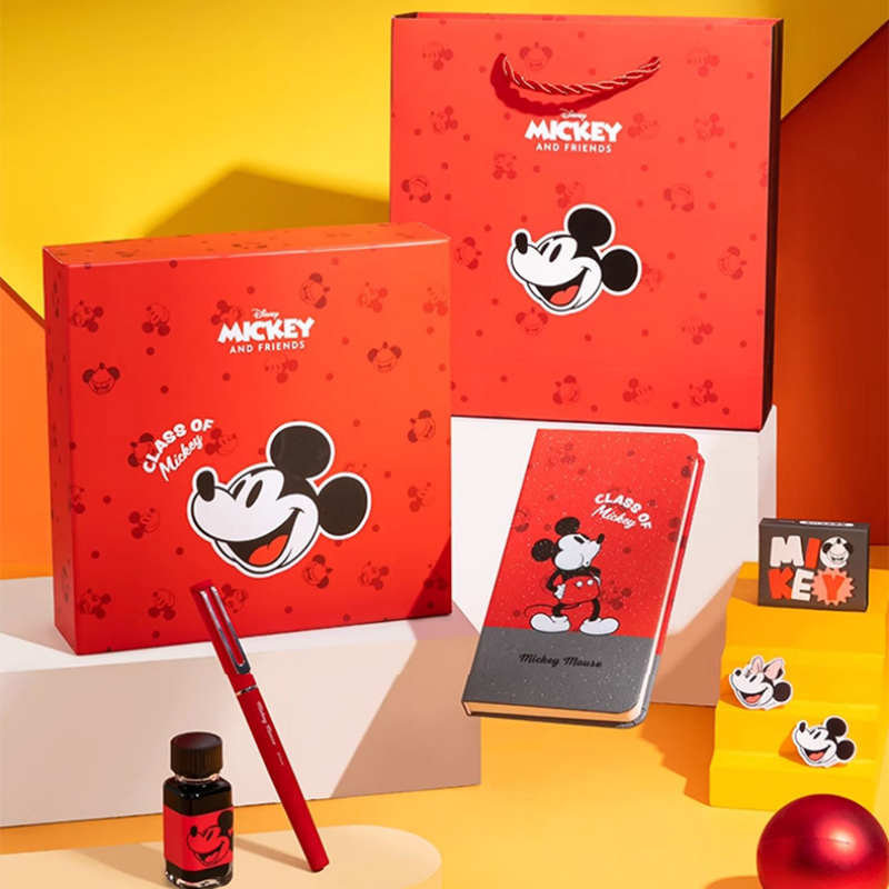 Disney Children's Fountain Pen Gift Box Pen for Students to Practice Calligraphy Learning Supplies for Children's Day Stationery Gift Studen