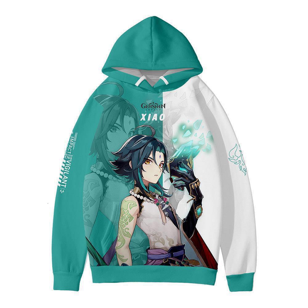Genshin Impact Merchandise Hooded Sweatshirt for Men and Women