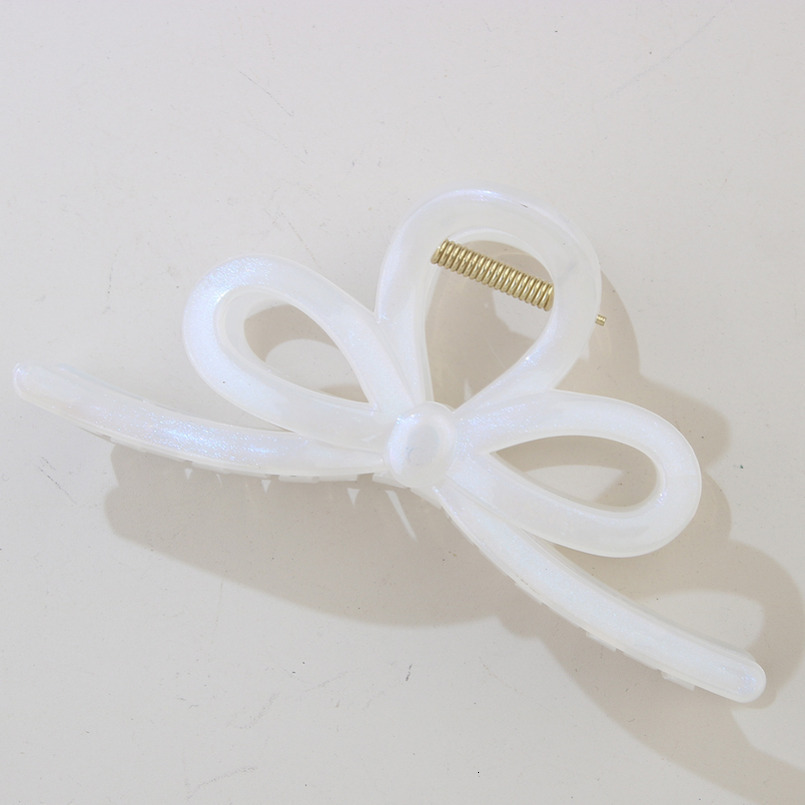 New High-End Bow Large Claw for Women, Back of Head Clip, Shark Clip Hair Accessory, Hairpin