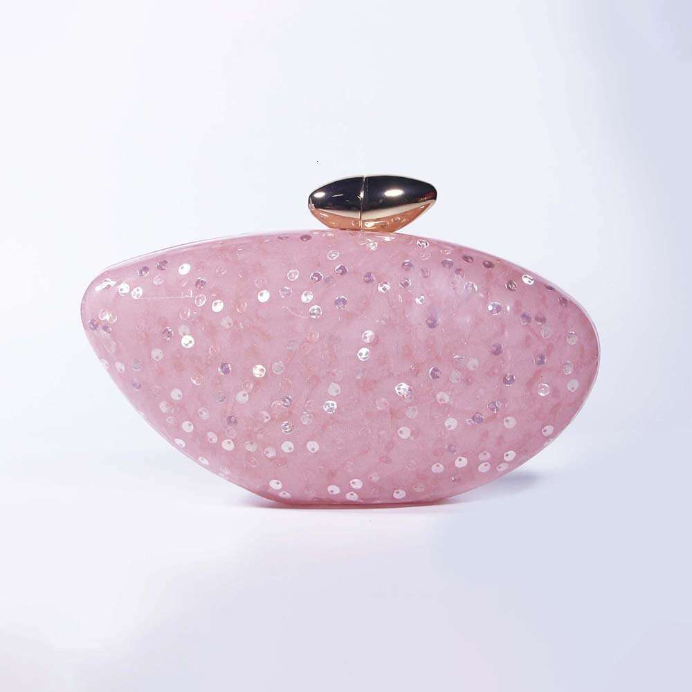 New Transparent Fashion Trend Bullet Head Acrylic Simple Evening Clutch Bag For Women B5
