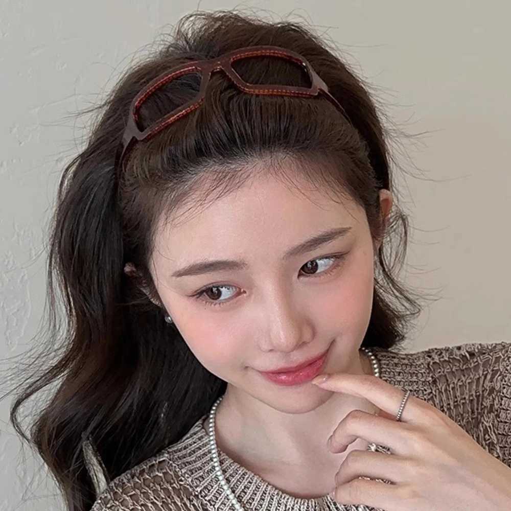 3D Frame Shape is Hair Hoop Hairband For Women Girl Sweet Fixed Band Hair Ornament Fashion Hair Accessories X250812