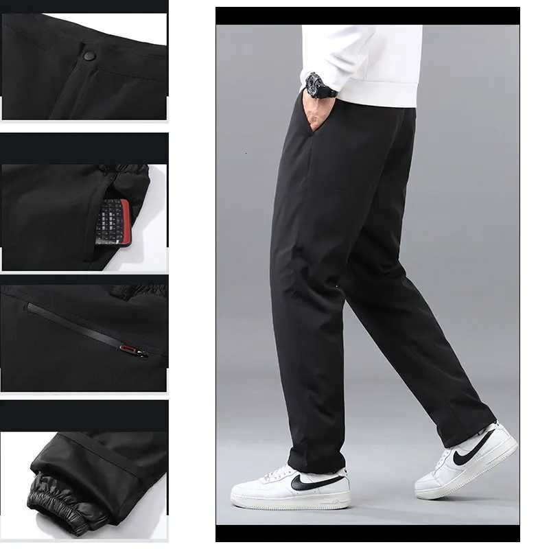 Winter Down Pants Men Sports Pants Female Sports Pants Warm Fluffy Warm Comfortable Winter Removable Two Ways To Wear Down Pants W250812