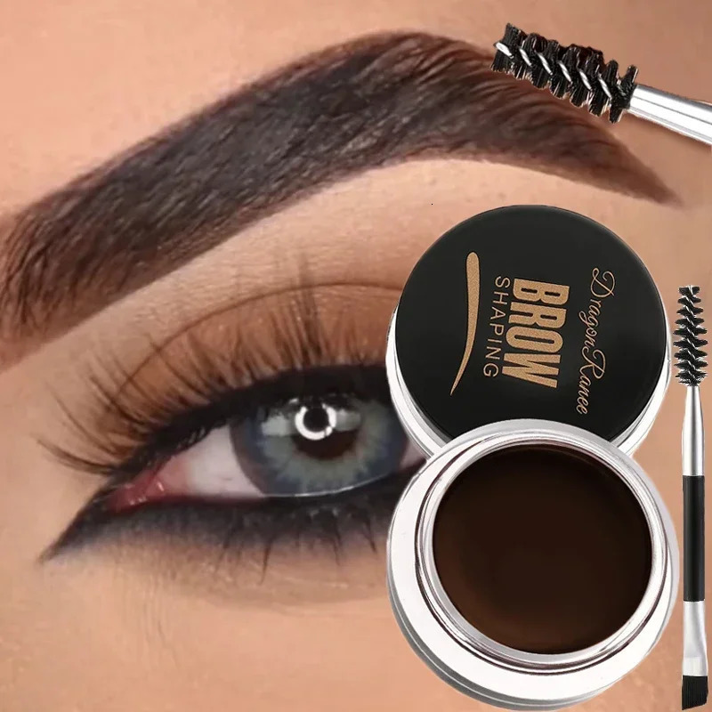 Matte Brown Black Wild Eyebrow Cream 3D Natural Tint Eyebrow Enhancers Gel Wax Waterproof Lasting Eye Makeup Cosmetic Tools 250809