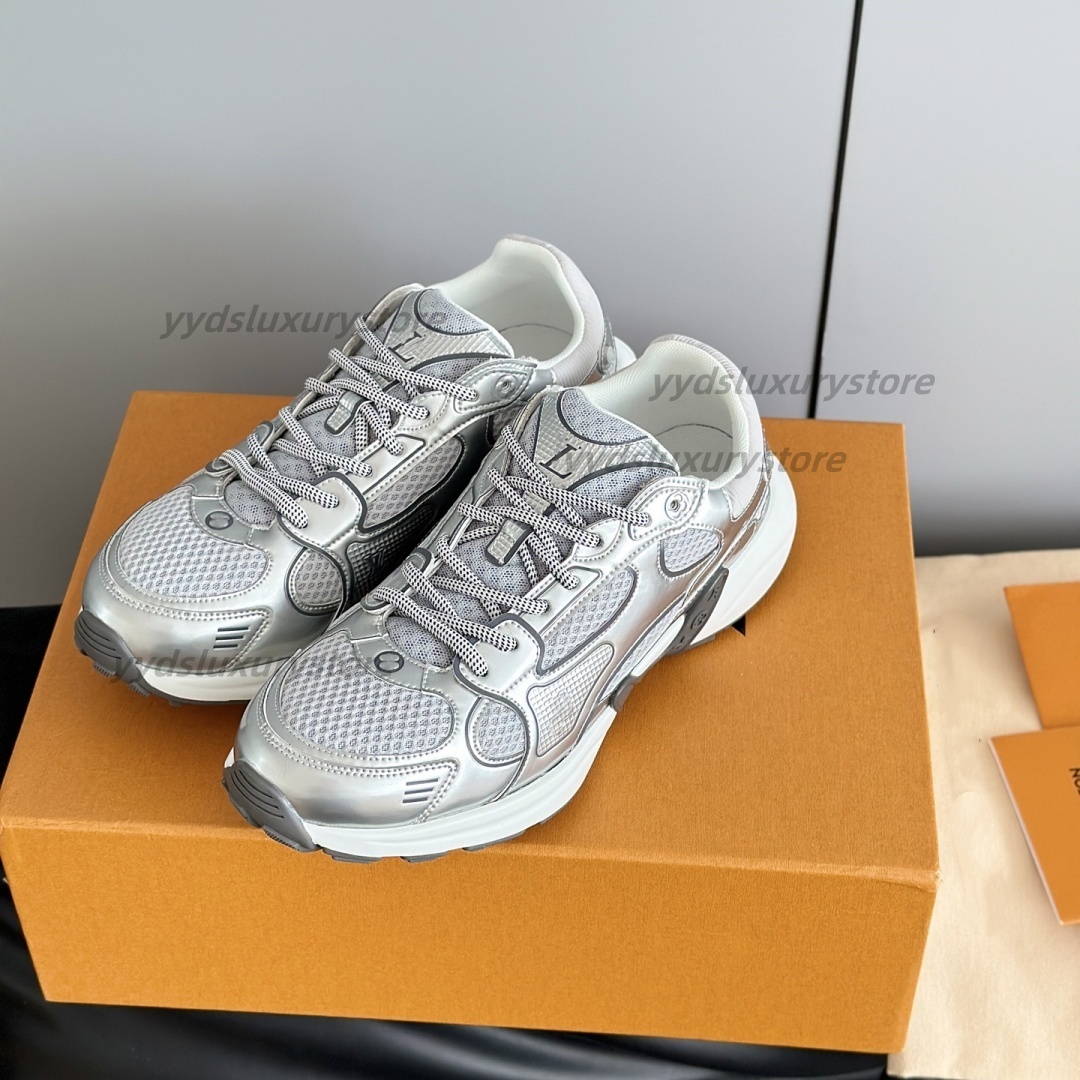2025 Designer Luxury Casual Shoes Casual Couple Collection Comfortable Running Shoes Lightweight Mesh Material High-Quality Sports Shoes