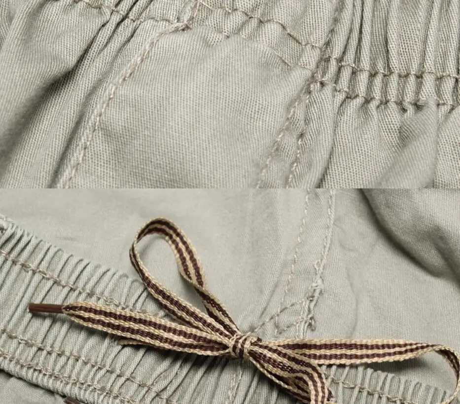 Big Size 6xl 12xl 13xl 170kg Large Size Summer Men Cargo Pants Cotton Pocket Loose Army Green Casual Safari Style Pants 68 70 74 X250812